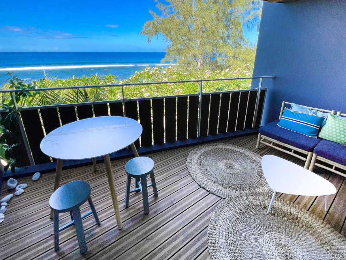 Le Petrel Bleu - Appartement Sur La Plage Des Tortues A Сен-Ле Екстер'єр фото